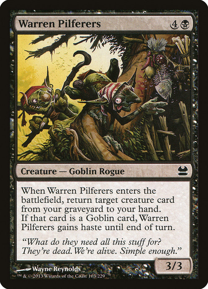 Warren Pilferers [Modern Masters] | Good Games Morley