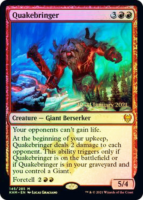 Quakebringer [Kaldheim Prerelease Promos] | Good Games Morley