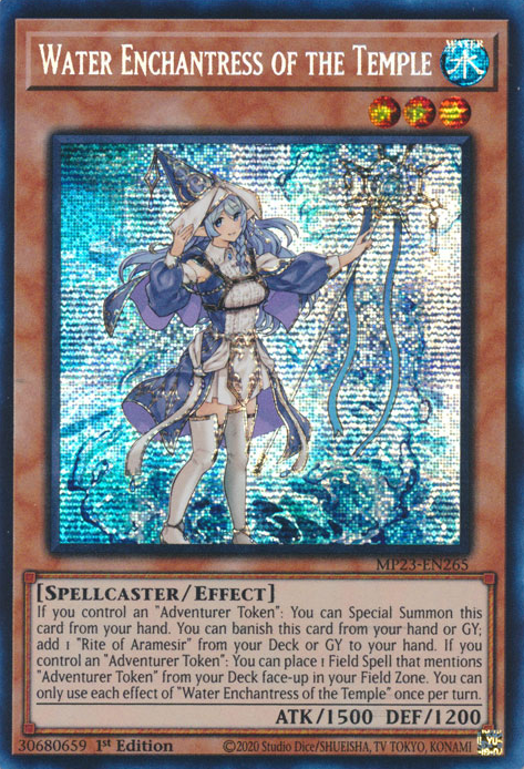 Water Enchantress of the Temple [MP23-EN265] Prismatic Secret Rare | Good Games Morley