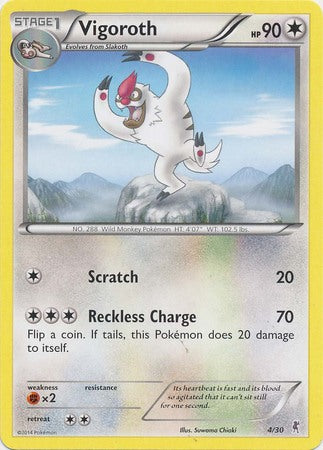 Vigoroth (4/30) [XY: Trainer Kit 1 - Bisharp] | Good Games Morley