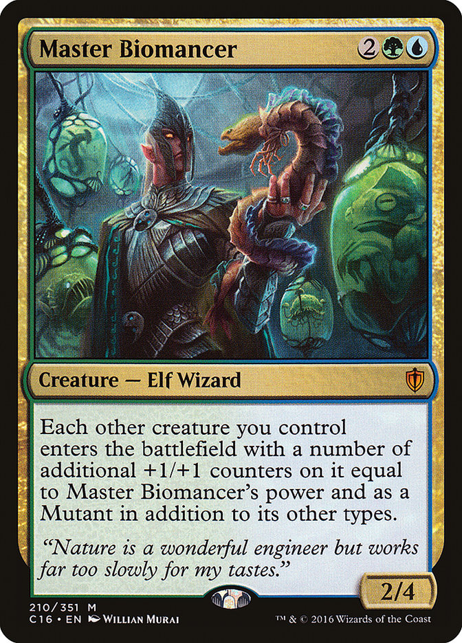 Master Biomancer [Commander 2016] | Good Games Morley