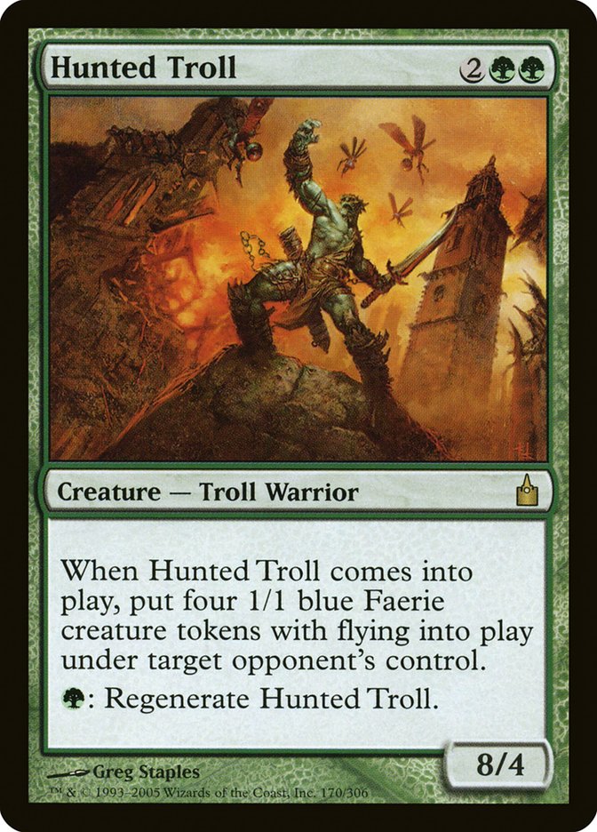 Hunted Troll [Ravnica: City of Guilds] | Good Games Morley