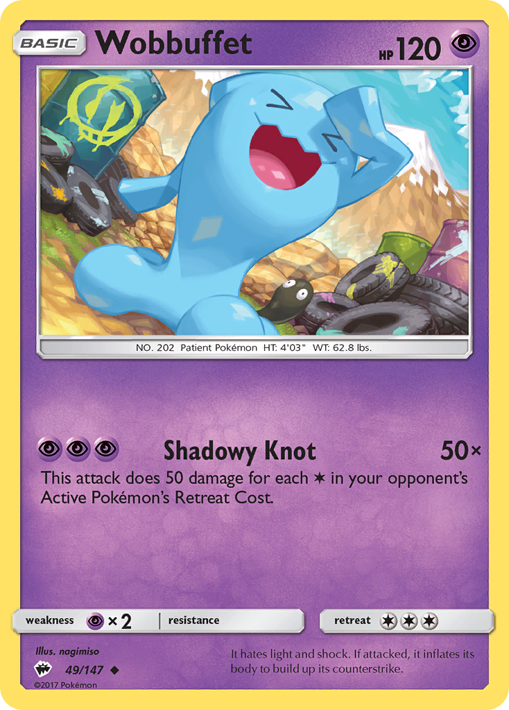 Wobbuffet (49/147) [Sun & Moon: Burning Shadows] | Good Games Morley