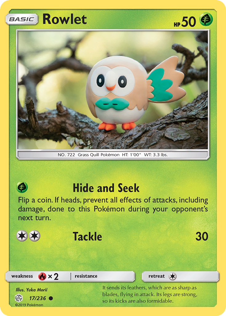 Rowlet (17/236) [Sun & Moon: Cosmic Eclipse] | Good Games Morley