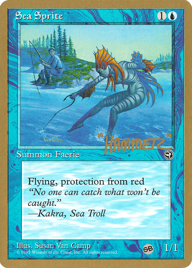 Sea Sprite (Shawn "Hammer" Regnier) (SB) [Pro Tour Collector Set] | Good Games Morley