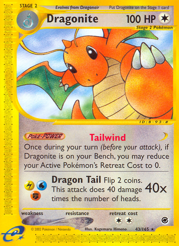 Dragonite (43/165) [Expedition: Base Set] | Good Games Morley