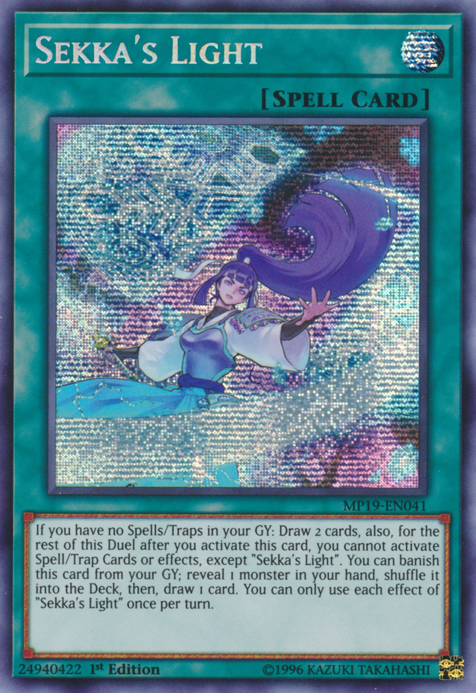 Sekka's Light [MP19-EN041] Prismatic Secret Rare | Good Games Morley