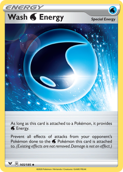 Wash Water Energy (165/185) [Sword & Shield: Vivid Voltage] | Good Games Morley