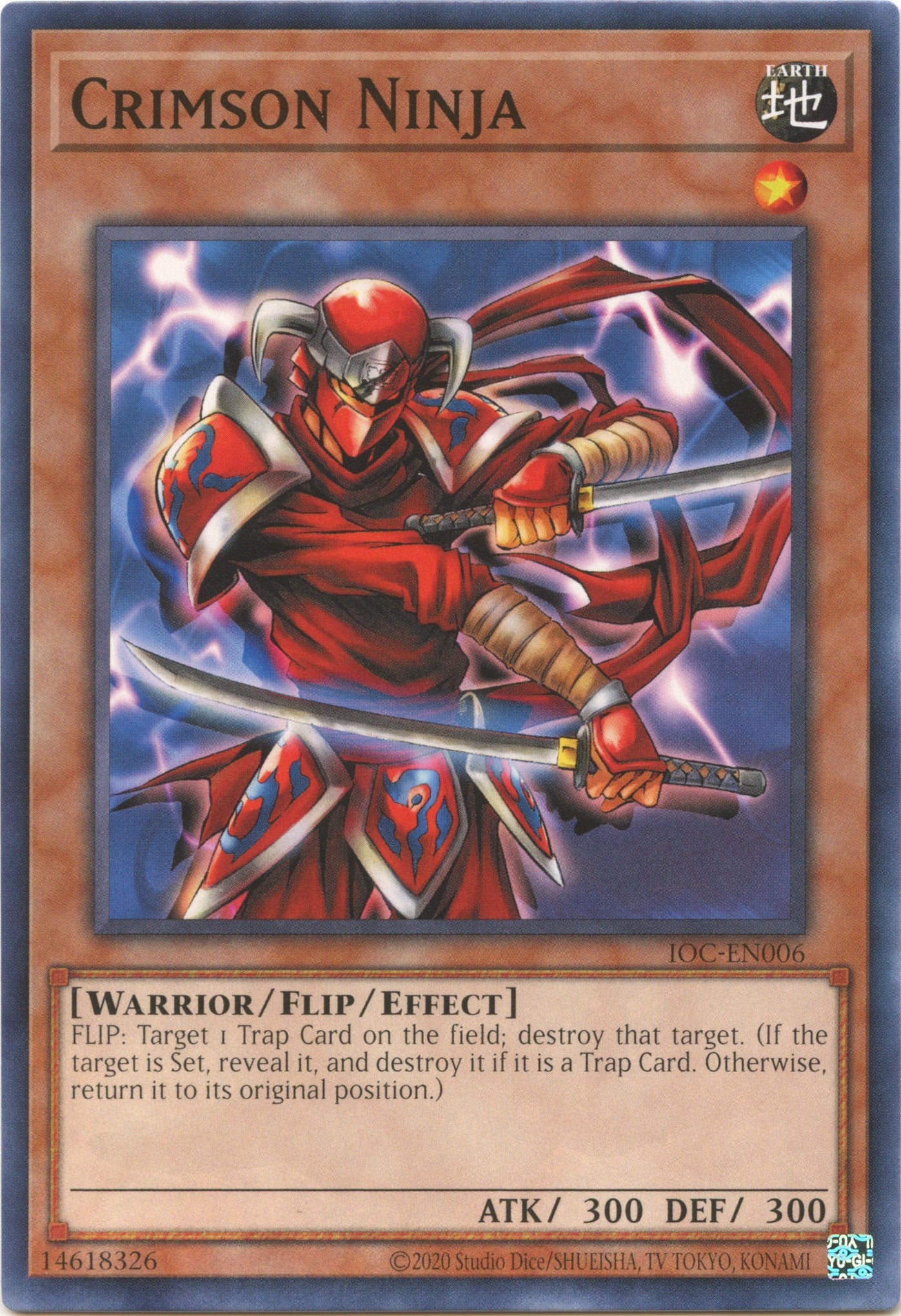 Crimson Ninja (25th Anniversary) [IOC-EN006] Common | Good Games Morley