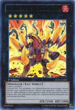 Number 61: Volcasaurus [ZTIN-EN002] Ultra Rare | Good Games Morley