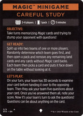 Careful Study (Magic Minigame) [Strixhaven: School of Mages Minigame] | Good Games Morley