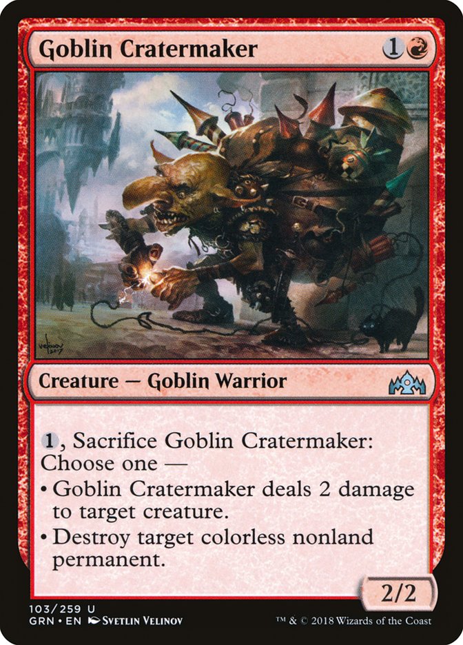 Goblin Cratermaker [Guilds of Ravnica] | Good Games Morley
