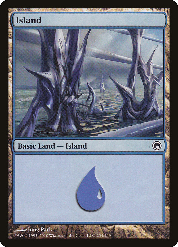 Island (234) [Scars of Mirrodin] | Good Games Morley