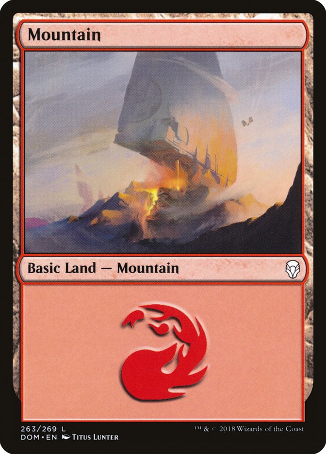 Mountain (263) [Dominaria] | Good Games Morley