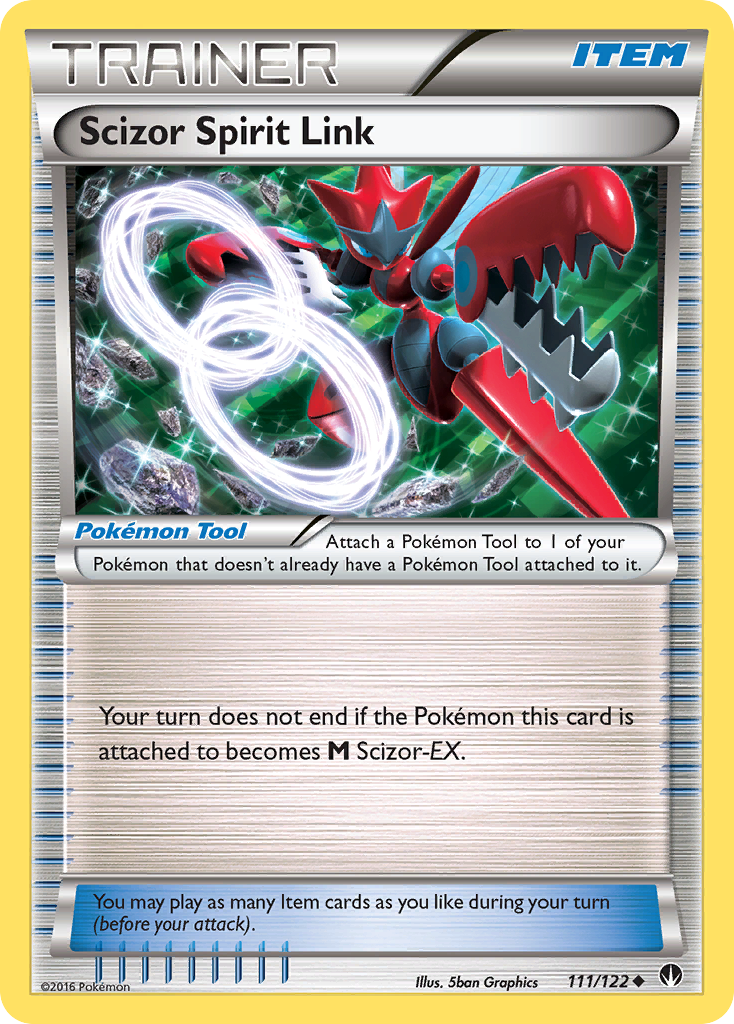Scizor Spirit Link (111/122) [XY: BREAKpoint] | Good Games Morley