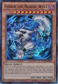 Fenrir the Nordic Wolf [LC05-EN002] Ultra Rare | Good Games Morley
