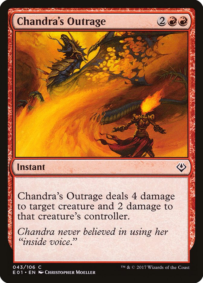 Chandra's Outrage [Archenemy: Nicol Bolas] | Good Games Morley