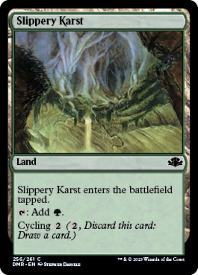 Slippery Karst [Dominaria Remastered] | Good Games Morley