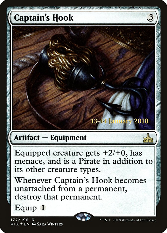 Captain's Hook [Rivals of Ixalan Prerelease Promos] | Good Games Morley