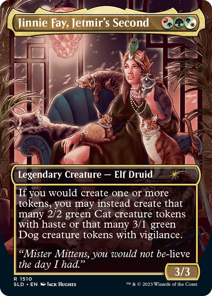 Jinnie Fay, Jetmir's Second // Jinnie Fay, Jetmir's Second [Secret Lair Commander Deck: Raining Cats and Dogs] | Good Games Morley