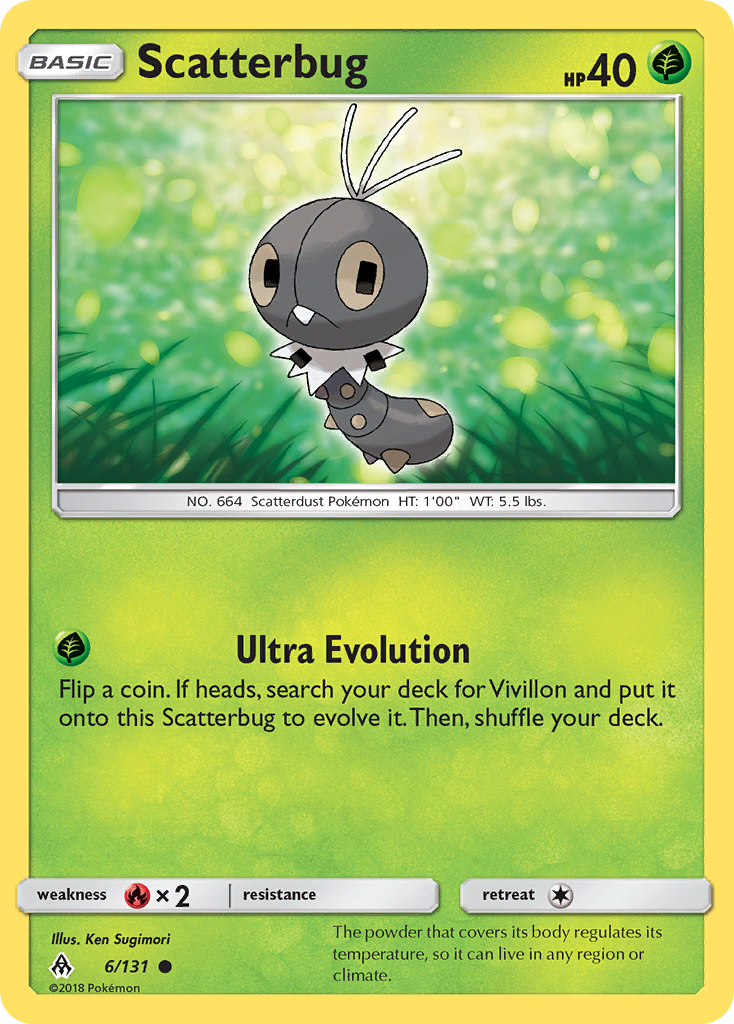 Scatterbug (6/131) [Sun & Moon: Forbidden Light] | Good Games Morley