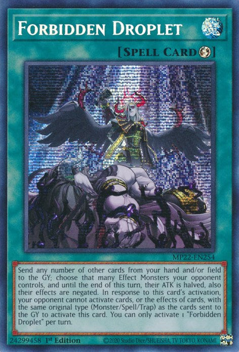 Forbidden Droplet [MP22-EN254] Prismatic Secret Rare | Good Games Morley
