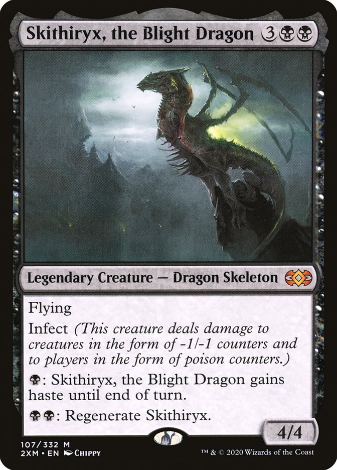 Skithiryx, the Blight Dragon [Double Masters] | Good Games Morley