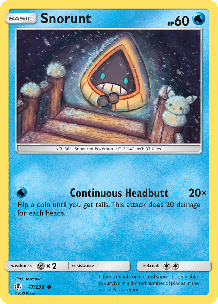 Snorunt (47/236) [Sun & Moon: Cosmic Eclipse] | Good Games Morley