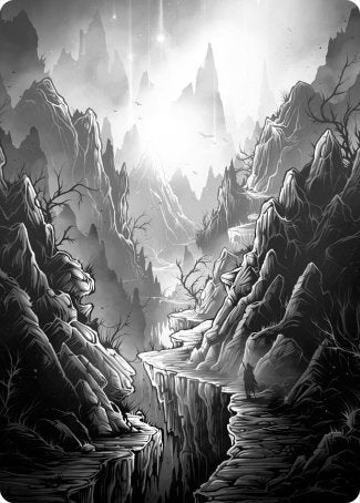 Mountain Art Card [Innistrad: Midnight Hunt Art Series] | Good Games Morley