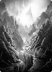 Mountain Art Card [Innistrad: Midnight Hunt Art Series] | Good Games Morley
