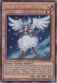 Valkyrie of the Nordic Ascendant [LC5D-EN184] Secret Rare | Good Games Morley