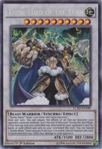 Thor, Lord of the Aesir [LC5D-EN189] Secret Rare | Good Games Morley
