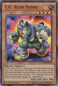 T.G. Rush Rhino [LC5D-EN210] Ultra Rare | Good Games Morley