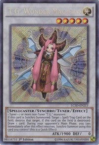 T.G. Wonder Magician [LC5D-EN213] Secret Rare | Good Games Morley