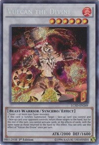 Vulcan the Divine [LC5D-EN249] Secret Rare | Good Games Morley
