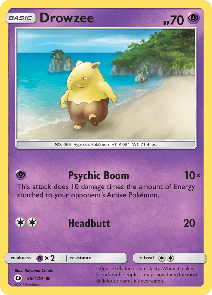 Drowzee (59/149) [Sun & Moon: Base Set] | Good Games Morley