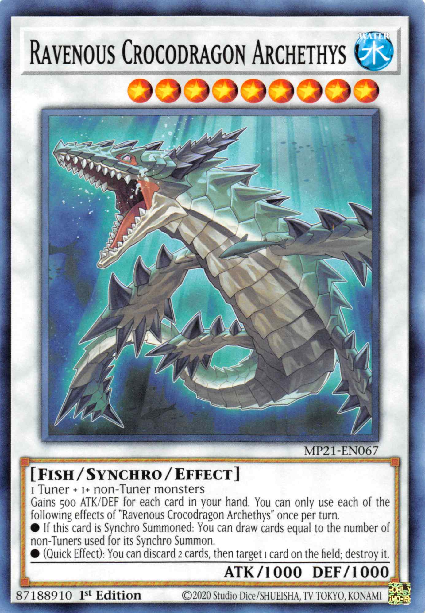 Ravenous Crocodragon Archethys [MP21-EN067] Common | Good Games Morley