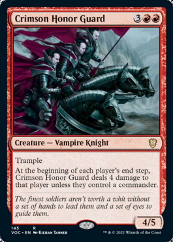 Crimson Honor Guard [Innistrad: Crimson Vow Commander] | Good Games Morley