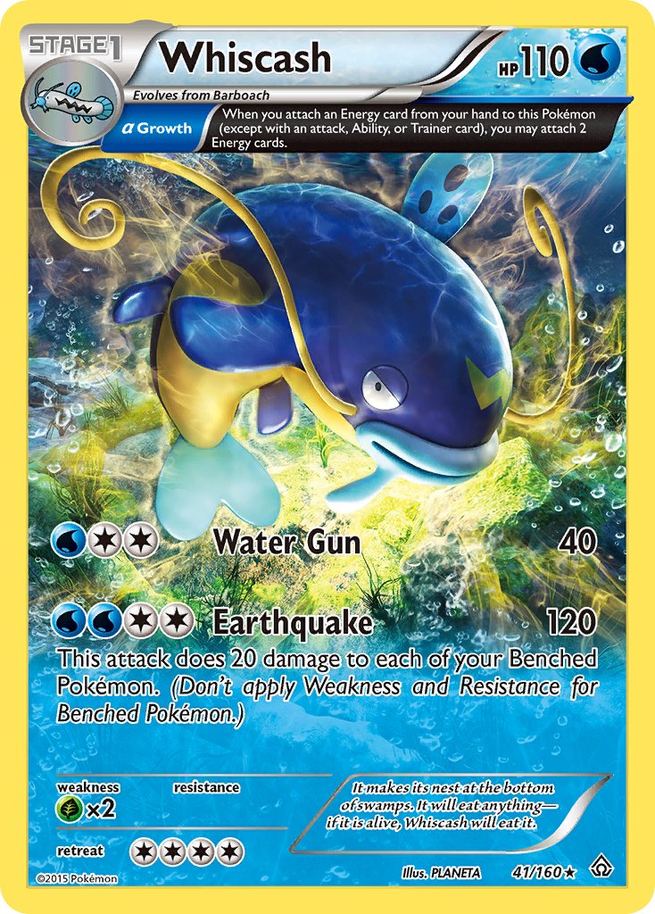 Whiscash (41/160) [XY: Primal Clash] | Good Games Morley