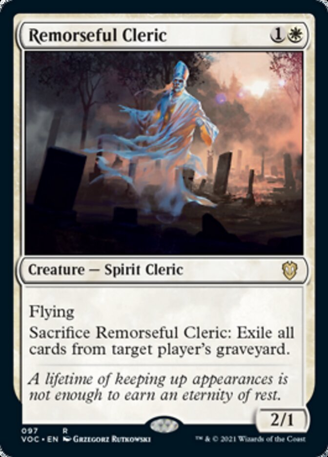 Remorseful Cleric [Innistrad: Crimson Vow Commander] | Good Games Morley