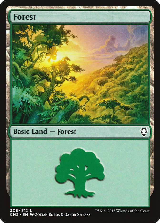 Forest (308) [Commander Anthology Volume II] | Good Games Morley