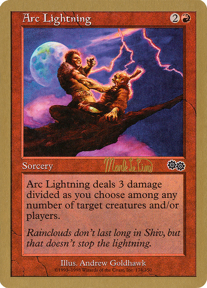 Arc Lightning (Mark Le Pine) [World Championship Decks 1999] | Good Games Morley
