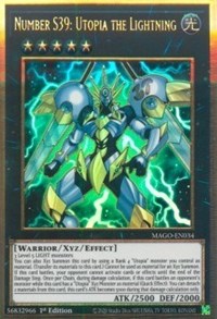 Number S39: Utopia the Lightning [MAGO-EN034] Gold Rare | Good Games Morley