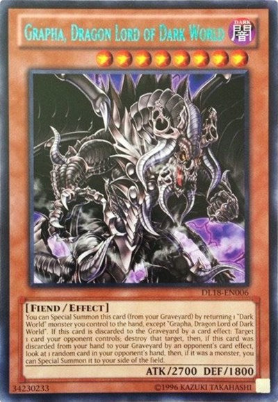 Grapha, Dragon Lord of Dark World (Green) [DL18-EN006] Rare | Good Games Morley