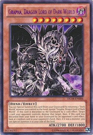 Grapha, Dragon Lord of Dark World (Purple) [DL18-EN006] Rare | Good Games Morley
