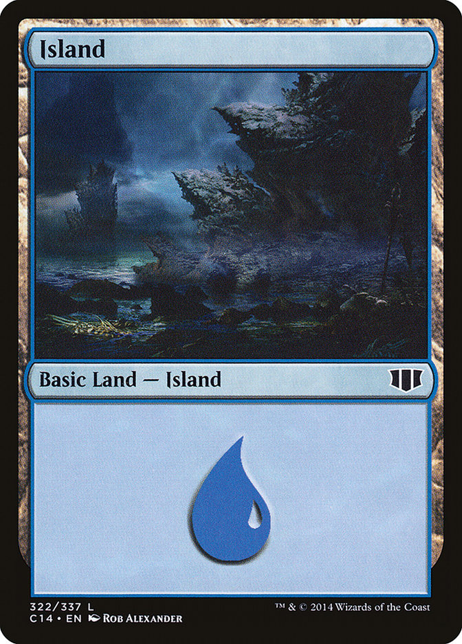 Island (322) [Commander 2014] | Good Games Morley