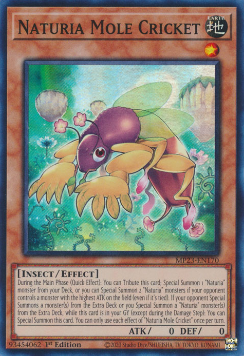 Naturia Mole Cricket [MP23-EN170] Super Rare | Good Games Morley