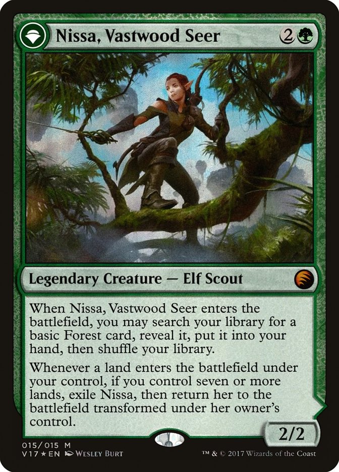 Nissa, Vastwood Seer // Nissa, Sage Animist [From the Vault: Transform] | Good Games Morley