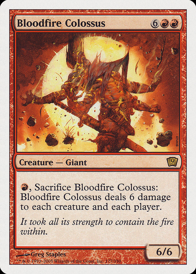 Bloodfire Colossus [Ninth Edition] | Good Games Morley