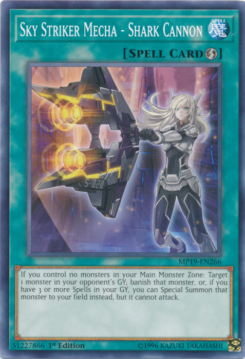 Sky Striker Mecha - Shark Cannon [MP19-EN266] Common | Good Games Morley